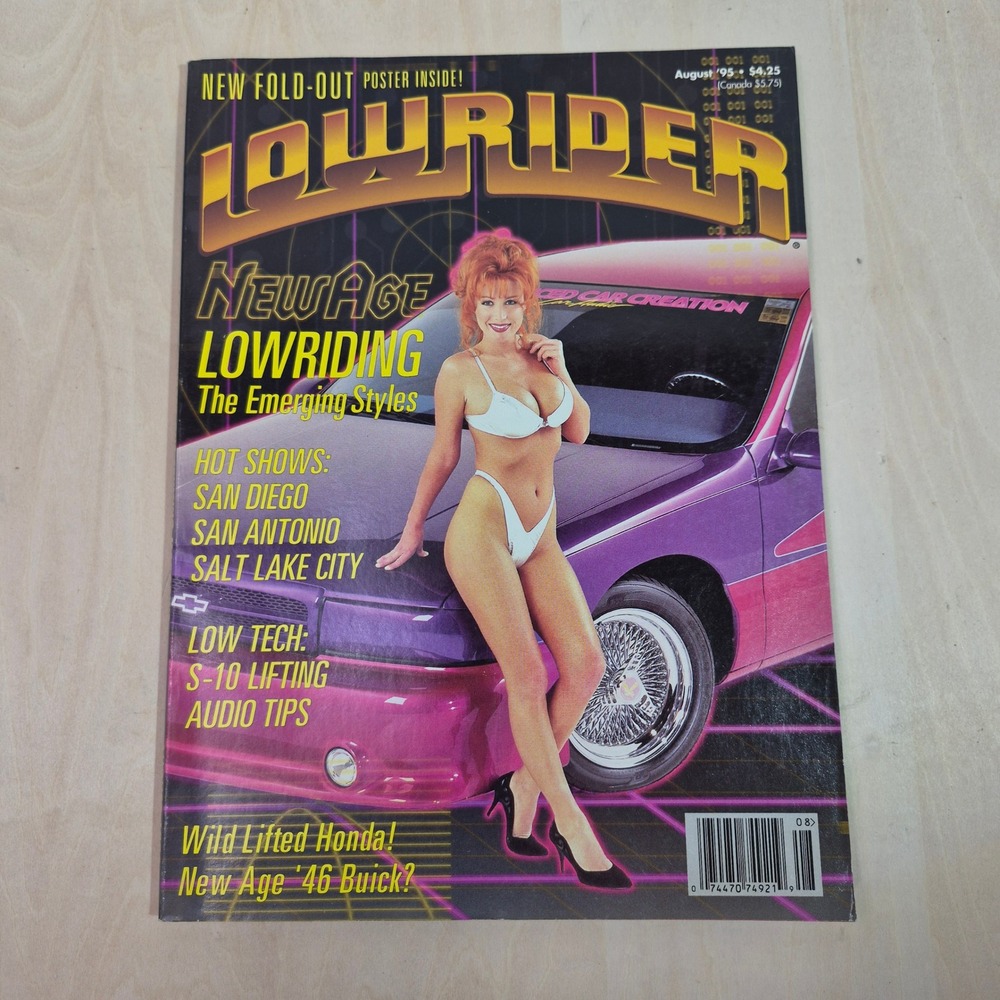 Vintage Lowrider Magazine August 1995 VG